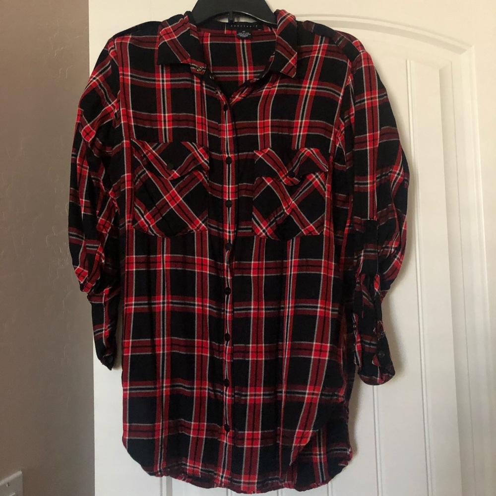 Sanctuary Tunic Length Flannel